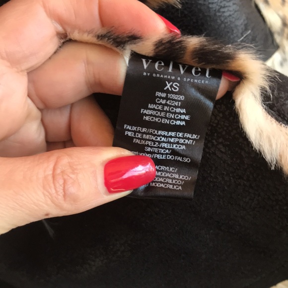 Leopard Faux Fur Vest by Velvet (BUY 3 GET 1 FREE!)* - Picture 4 of 4